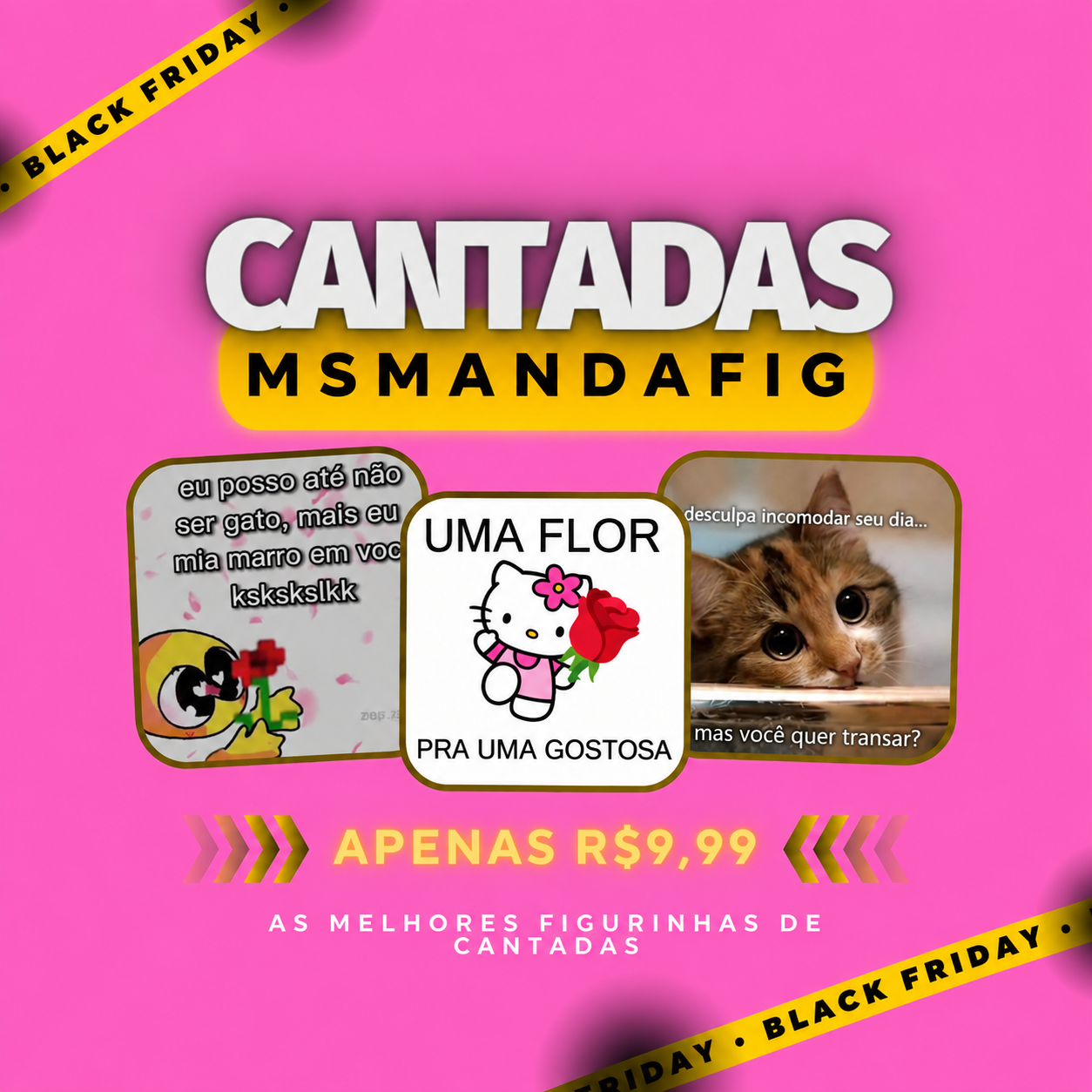 Capa ilustrativa do pack Cantadas
